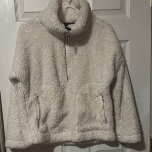 Tommy Hilfiger Cream Sherpa Jacket